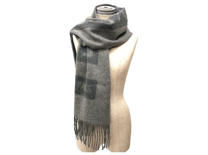 Sciarpa in cashmere Louis Vuitton Marrone - vista 2