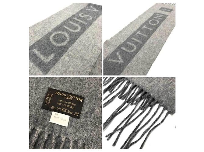 Sciarpa in cashmere Louis Vuitton Marrone - vista 3