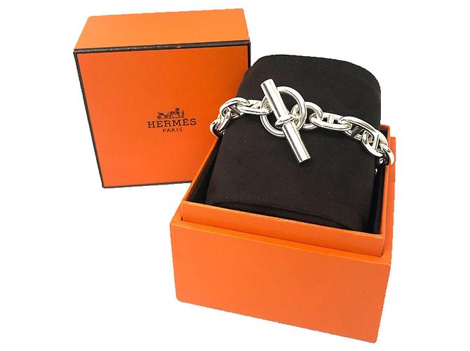 Pulsera Charm Chaine d'Ancre Hermès Plata - vista 2