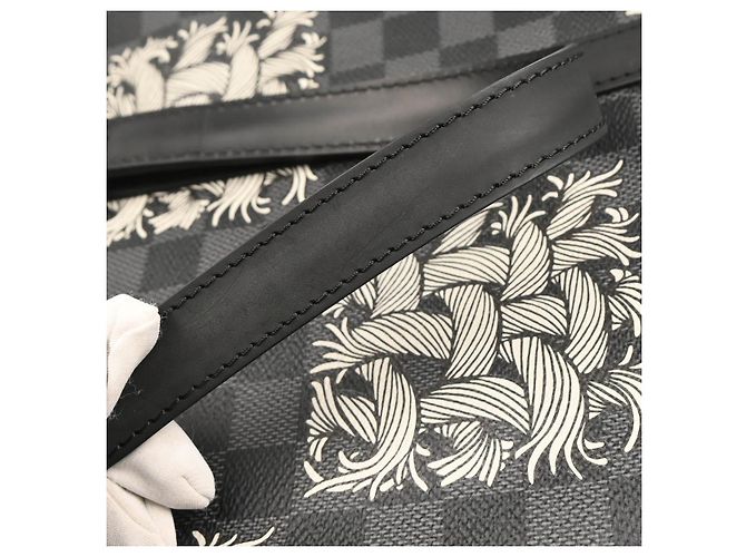 Louis Vuitton Tadao Limited Edition Nemeth Damier Graphite PM Marrone - vista 6