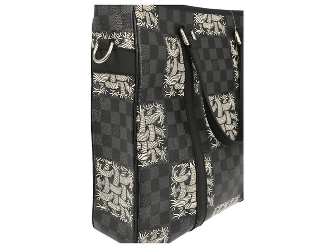 Louis Vuitton Tadao Limited Edition Nemeth Damier Graphite PM Marrone - vista 7