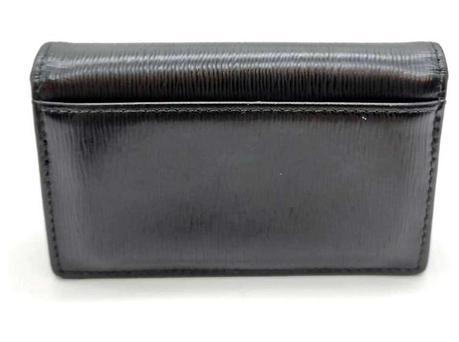 Prada Black Vitello Move Leather Card Case - view 2