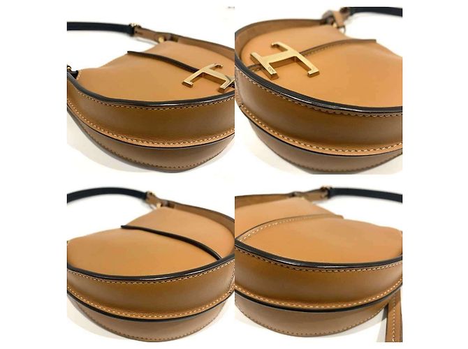 Borsa Hobo Micro Senza Tempo di Tod's Marrone - vista 3