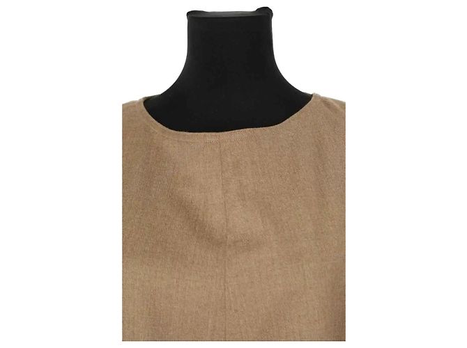 Vestido Max Mara de lana marrón Castaño - vista 2