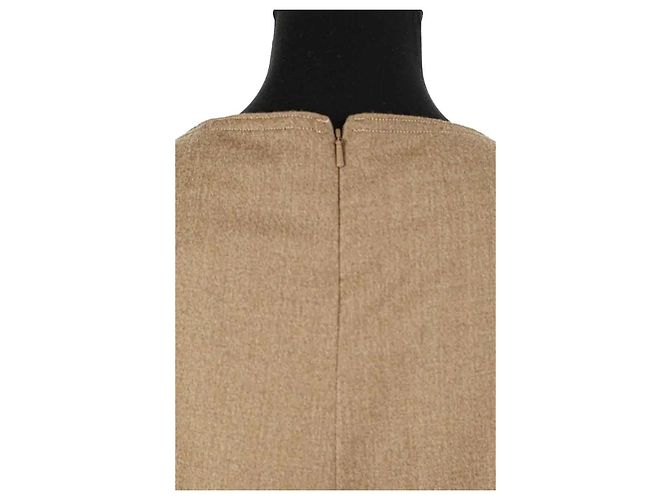 Vestido Max Mara de lana marrón Castaño - vista 5