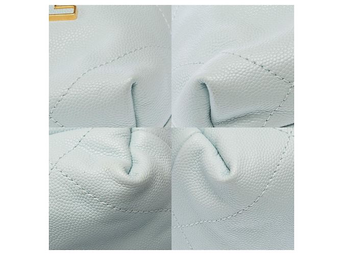 CHANEL Blaue Leder Tasche - 103072 - Ansicht 12