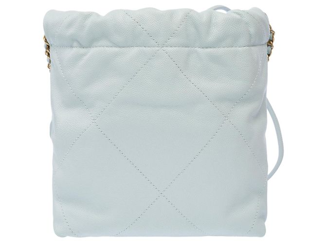 CHANEL Blaue Leder Tasche - 103072 - Ansicht 4