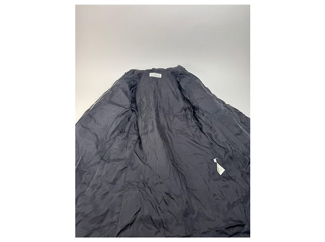 Parka in piuma d'oca vintage Courreges nera 40/L Nero - vista 8