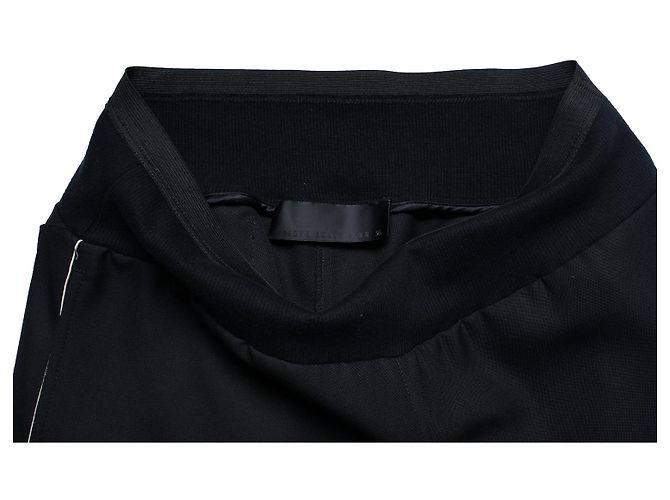 Haider Ackermann Haider Ackerman, pantalón negro con ribete blanco - vista 7