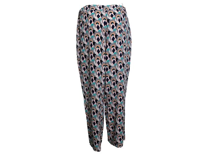 Calça estampada floral Prada em cores pastel Multicor - vista 2