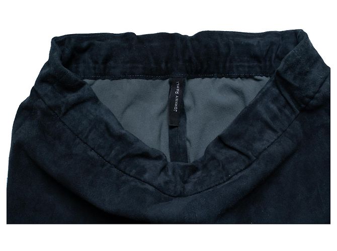 Autre Marque Samtgrüne Wildlederhose Johnny Ramli - Ansicht 6