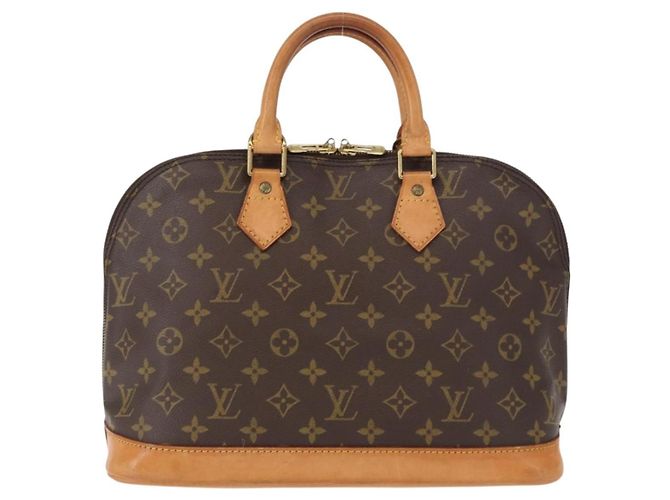 Louis Vuitton Alma Handtasche aus Monogramm-Canvas PM Braun - Ansicht 2