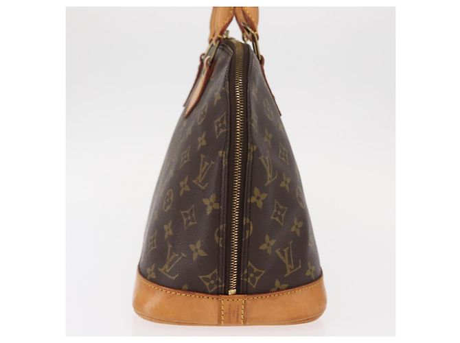 Louis Vuitton Alma Handtasche aus Monogramm-Canvas PM Braun - Ansicht 3
