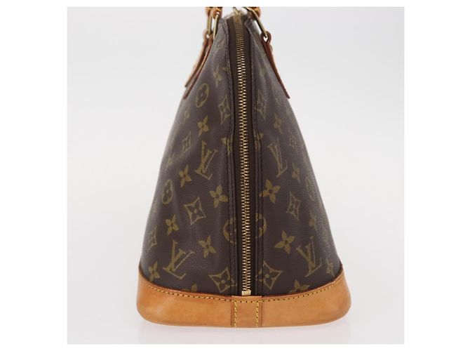 Louis Vuitton Alma Handtasche aus Monogramm-Canvas PM Braun - Ansicht 4