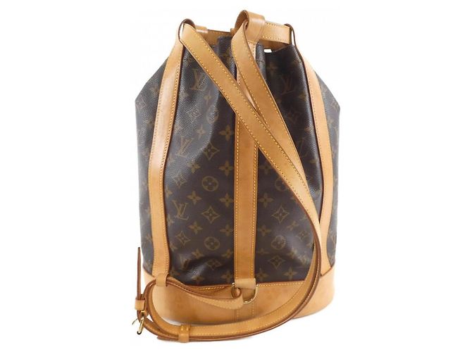 Borsa a Spalla Randonne PM Monogramma Louis Vuitton Marrone - vista 2