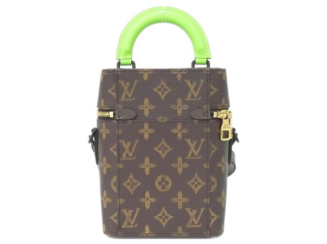 Borsa a mano Monogram Vertical Box di Louis Vuitton Marrone - vista 2