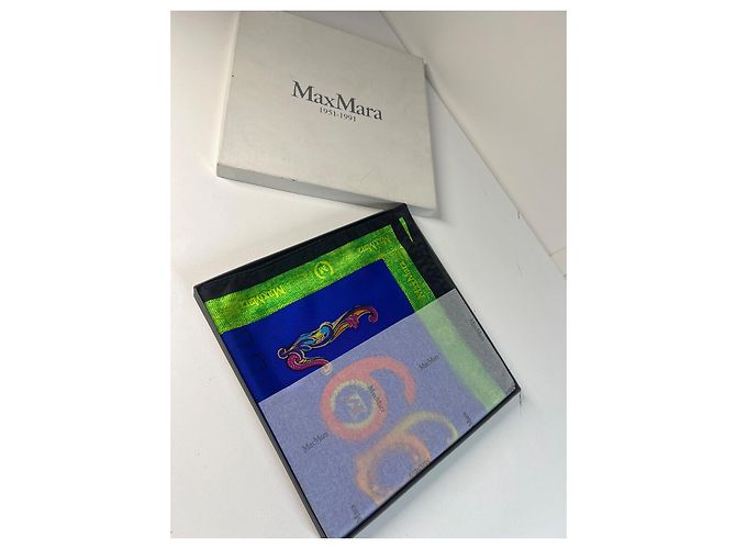 Foulard quadrato in seta multicolore Max Mara 100 cm - vista 2