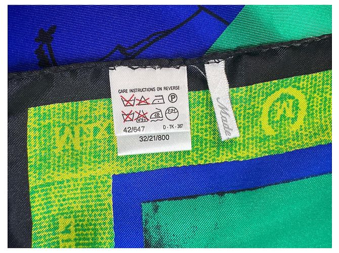 Foulard quadrato in seta multicolore Max Mara 100 cm - vista 8