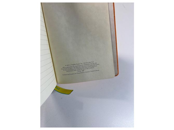 Carnet Ralph Lauren Orange - vue 6