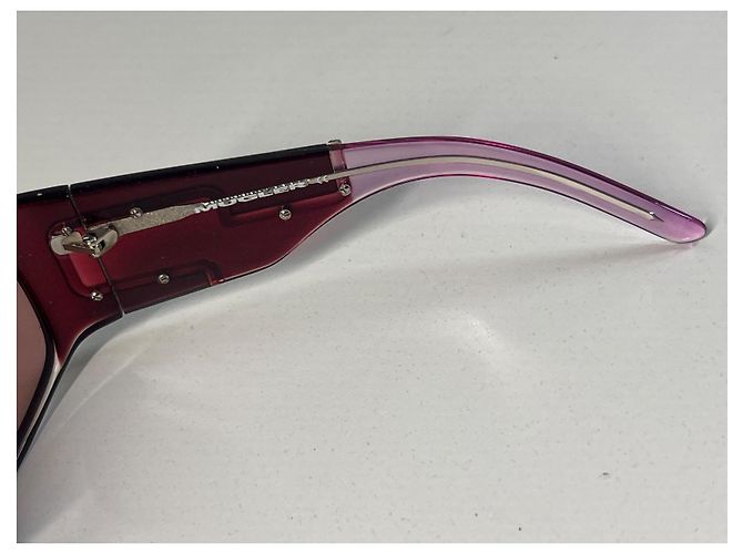 Occhiali da sole Thierry Mugler viola in acrilico Porpora - vista 6