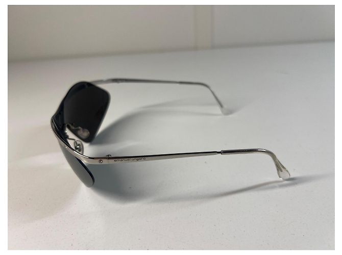 Emanuel Ungaro 3030 Sonnenbrille Silber Metall - Ansicht 3