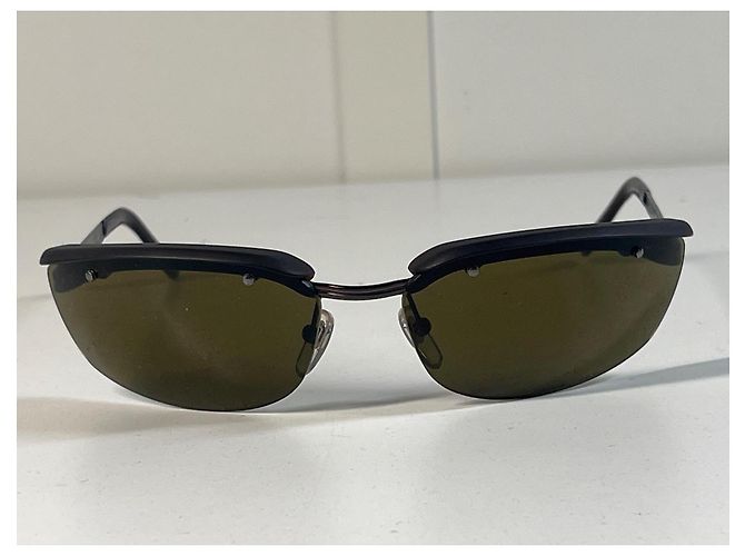 Occhiali da sole Giorgio Armani 1509 Marroni Metallo Marrone - vista 2