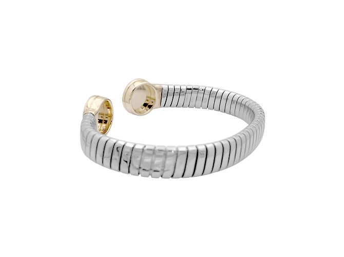 Pulsera Bulgari, "Bulgari-Bulgari", acero, oro amarillo y ónice. 35154 - vista 5