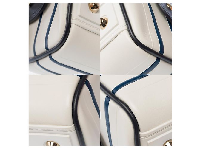 Bolsa DIOR de Couro Branco - 103076 - vista 13