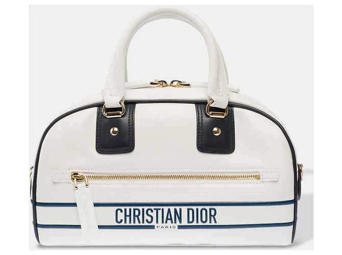 Bolsa DIOR de Couro Branco - 103076 - vista 2