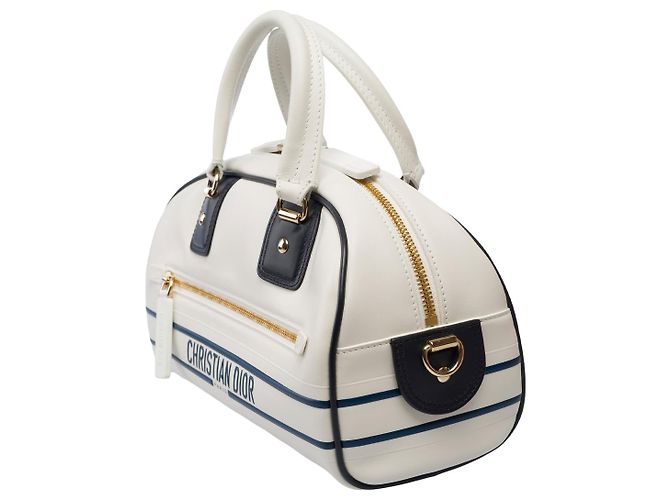 Bolsa DIOR de Couro Branco - 103076 - vista 6