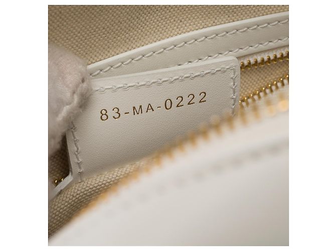 Bolsa DIOR de Couro Branco - 103076 - vista 9