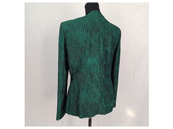 Yves Saint Laurent Ysl smaragdgrüne Jacke - Ansicht 2