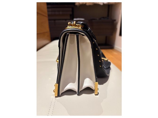 Bolso Cahier Prada de piel blanca Blanco - vista 2