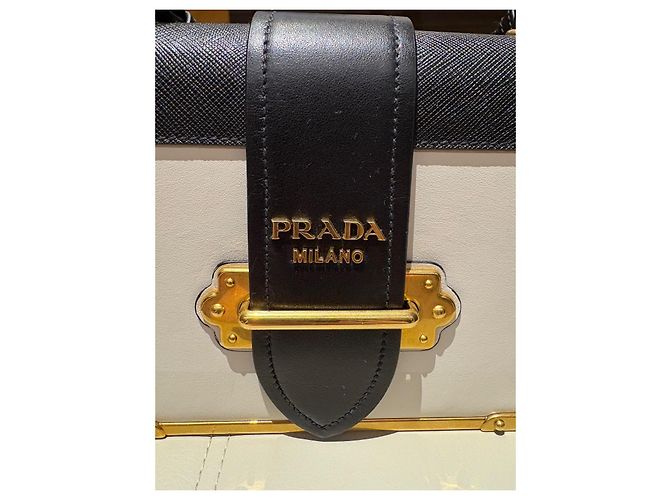 Bolso Cahier Prada de piel blanca Blanco - vista 6