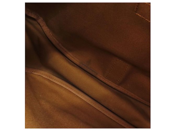 Borsa a Spalla Saumur 35 Louis Vuitton Marrone Monogramma - vista 10