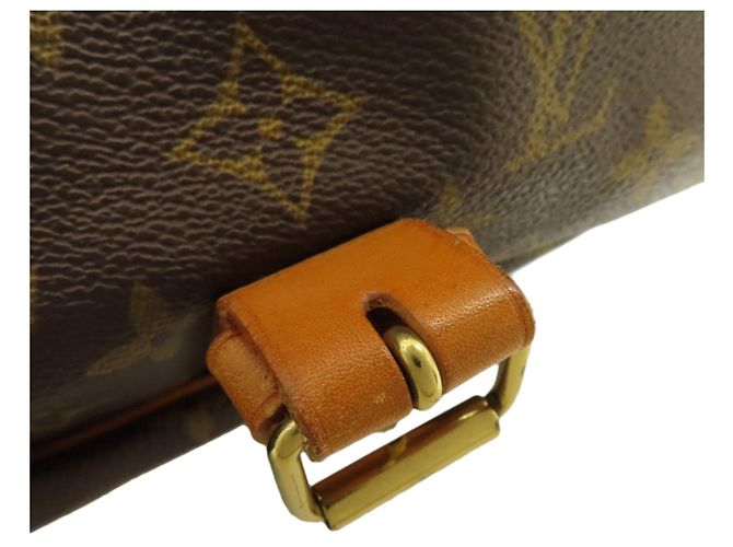 Borsa a Spalla Saumur 35 Louis Vuitton Marrone Monogramma - vista 15