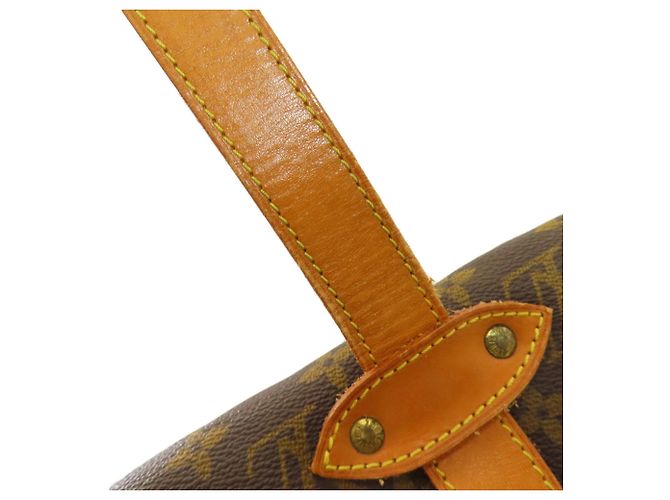 Borsa a Spalla Saumur 35 Louis Vuitton Marrone Monogramma - vista 16