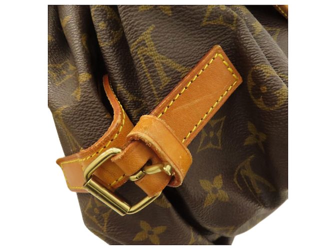 Borsa a Spalla Saumur 35 Louis Vuitton Marrone Monogramma - vista 20