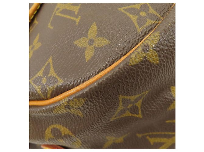 Borsa a Spalla Saumur 35 Louis Vuitton Marrone Monogramma - vista 28
