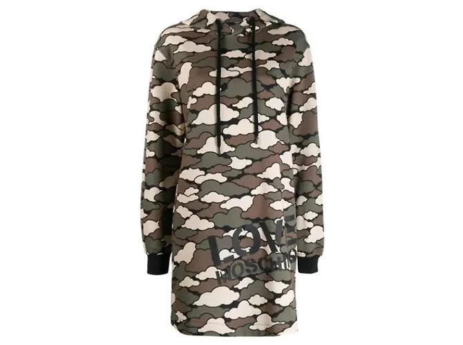 Love Moschino Nubes de Camuflaje con Capucha Multicolor - vista 2