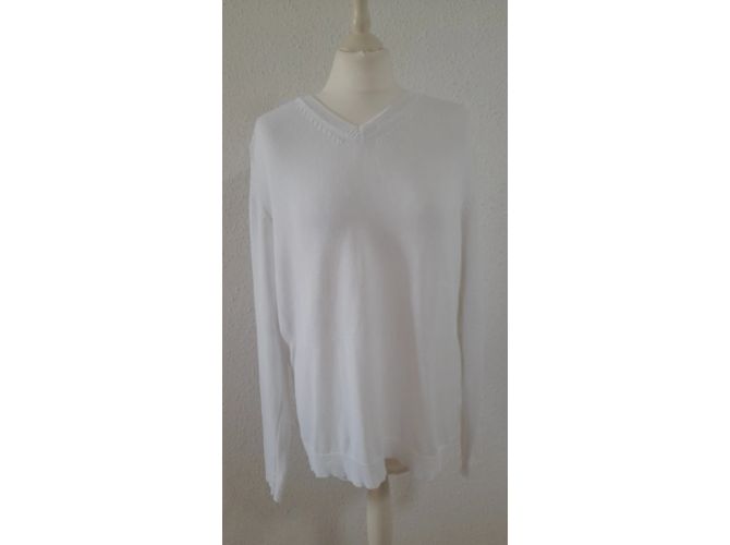 Weißer Wollstrickpullover von Valentino - Ansicht 3