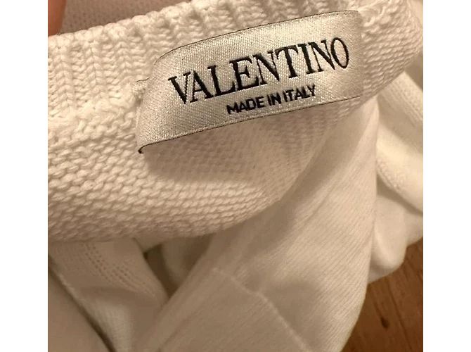 Weißer Wollstrickpullover von Valentino - Ansicht 4