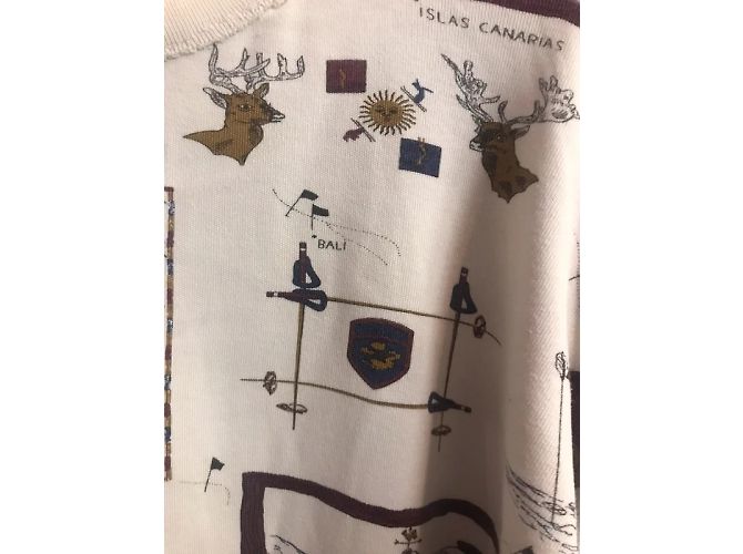 Top de algodón de manga larga Vtg. Moschino Milano Multicolor - vista 4