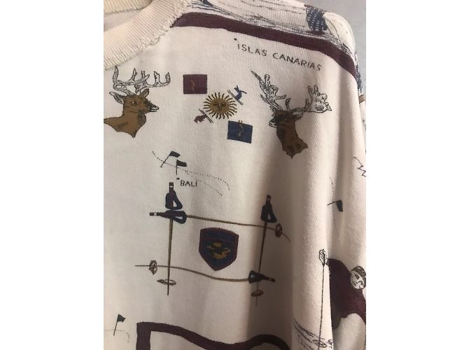 Top de algodón de manga larga Vtg. Moschino Milano Multicolor - vista 5