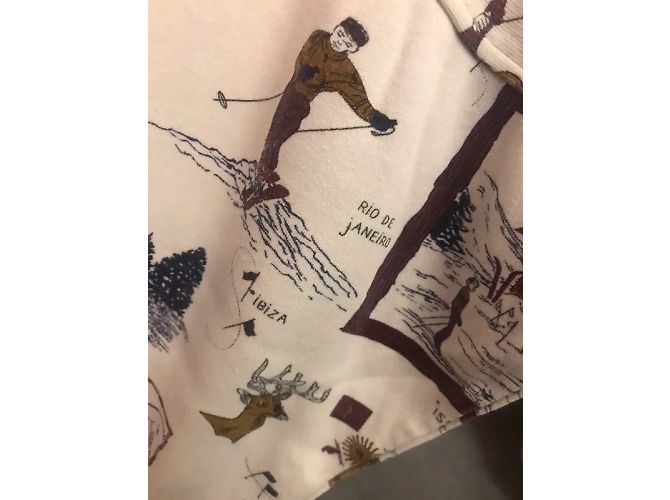 Top de algodón de manga larga Vtg. Moschino Milano Multicolor - vista 7