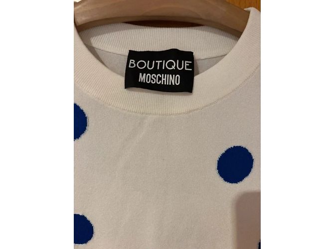 Strickpullover mit langen Ärmeln und Punkten von Moschino Boutique Mehrfarben - Ansicht 2