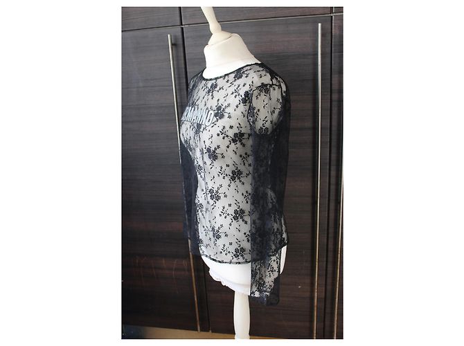 Ermanno Scervino Nero Pizzo Trasparente To Multicolore - vista 11