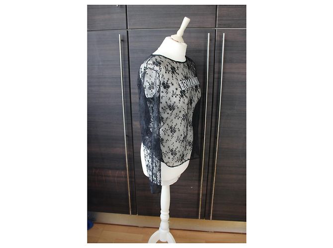 Ermanno Scervino Nero Pizzo Trasparente To Multicolore - vista 7