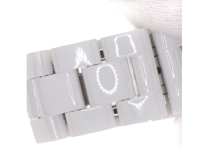 Chanel J12 H3837 Keramik-Armbanduhr Weiß - Ansicht 15