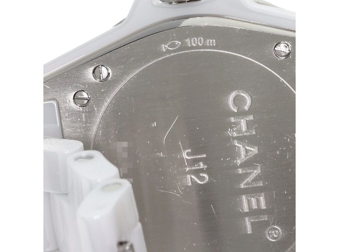 Chanel J12 H3837 Keramik-Armbanduhr Weiß - Ansicht 17